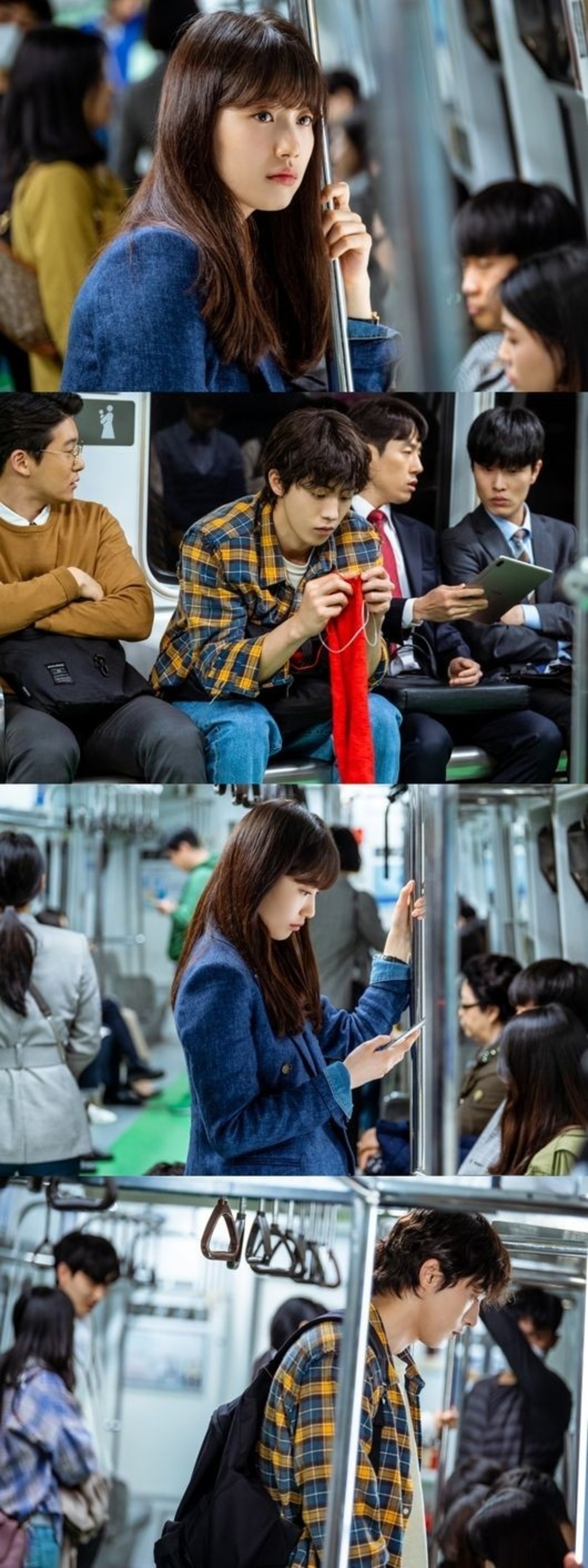 Miss A出身スジ ナム ジュヒョク 新ドラマ スタートアップ スチールカット公開 地下鉄の中での疲れた様子に注目 Kstyle Miss A出身スジ ナム ジュヒョク 新ドラマ スタートアップ スチールカット公開 地下鉄の中での疲れた様子に注目 Kstyle