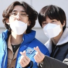 【PHOTO】Jannabi チェ・ジョンフン&キム・ドヒョン、ラジオ番組の収録に参加…仲良く指ハート