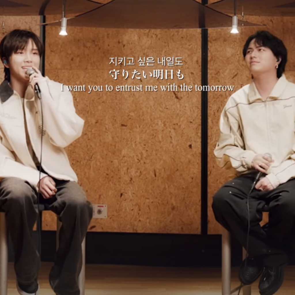 BOYNEXTDOOR ウンハク、Novelbright 竹中雄大と「愛とか恋とか」を熱唱!豪華コラボにファン歓喜(動画あり)