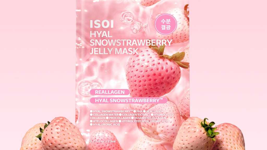 韓国スキンケアブランド「ISOI」ぷるとろ質感の“ヒアル雪イチゴジェリーマスク”を9月18日より順次発売
