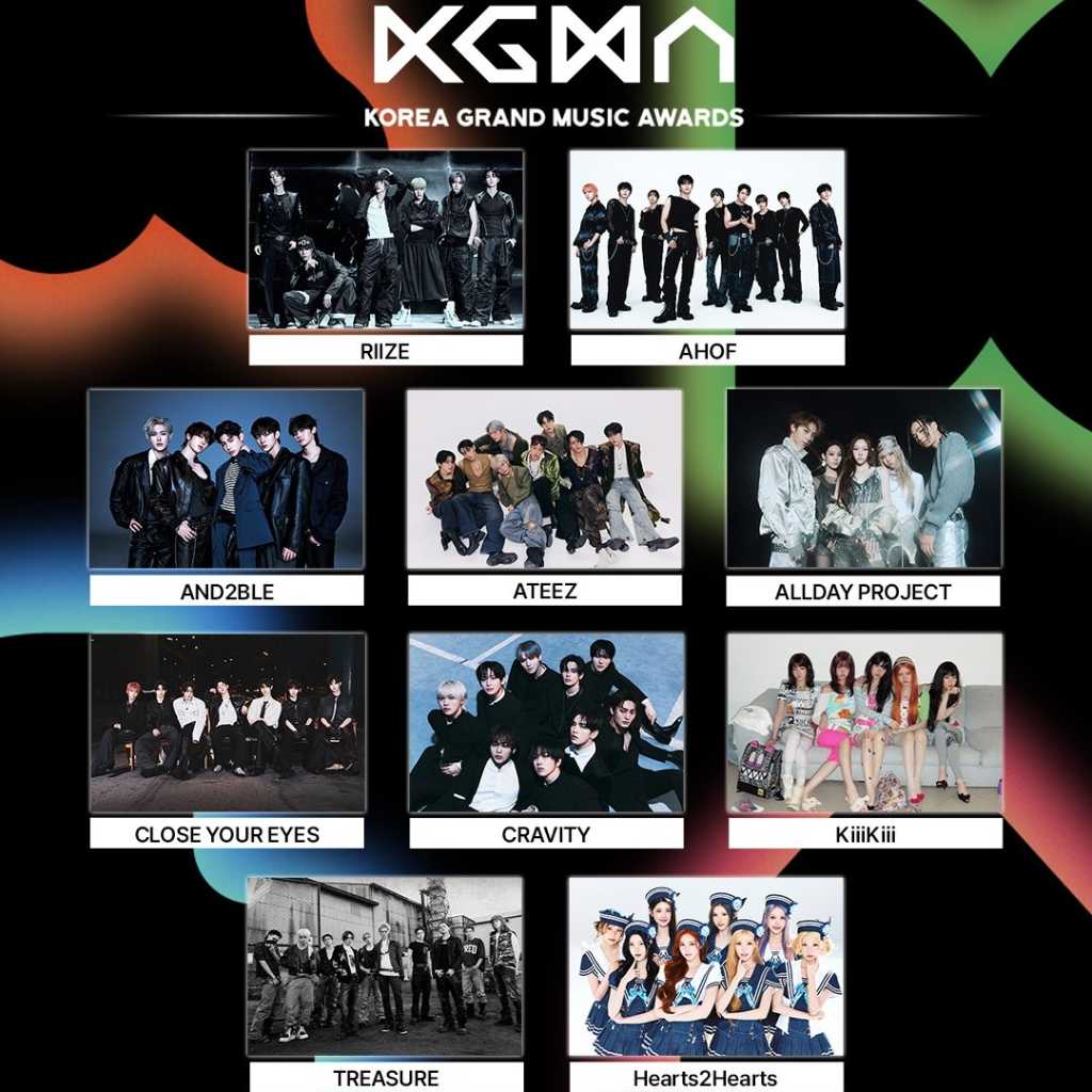 RIIZEからATEEZ、Hearts2Heartsまで豪華アーティスト出演！「2026 KGMA」第1弾ラインナップ発表