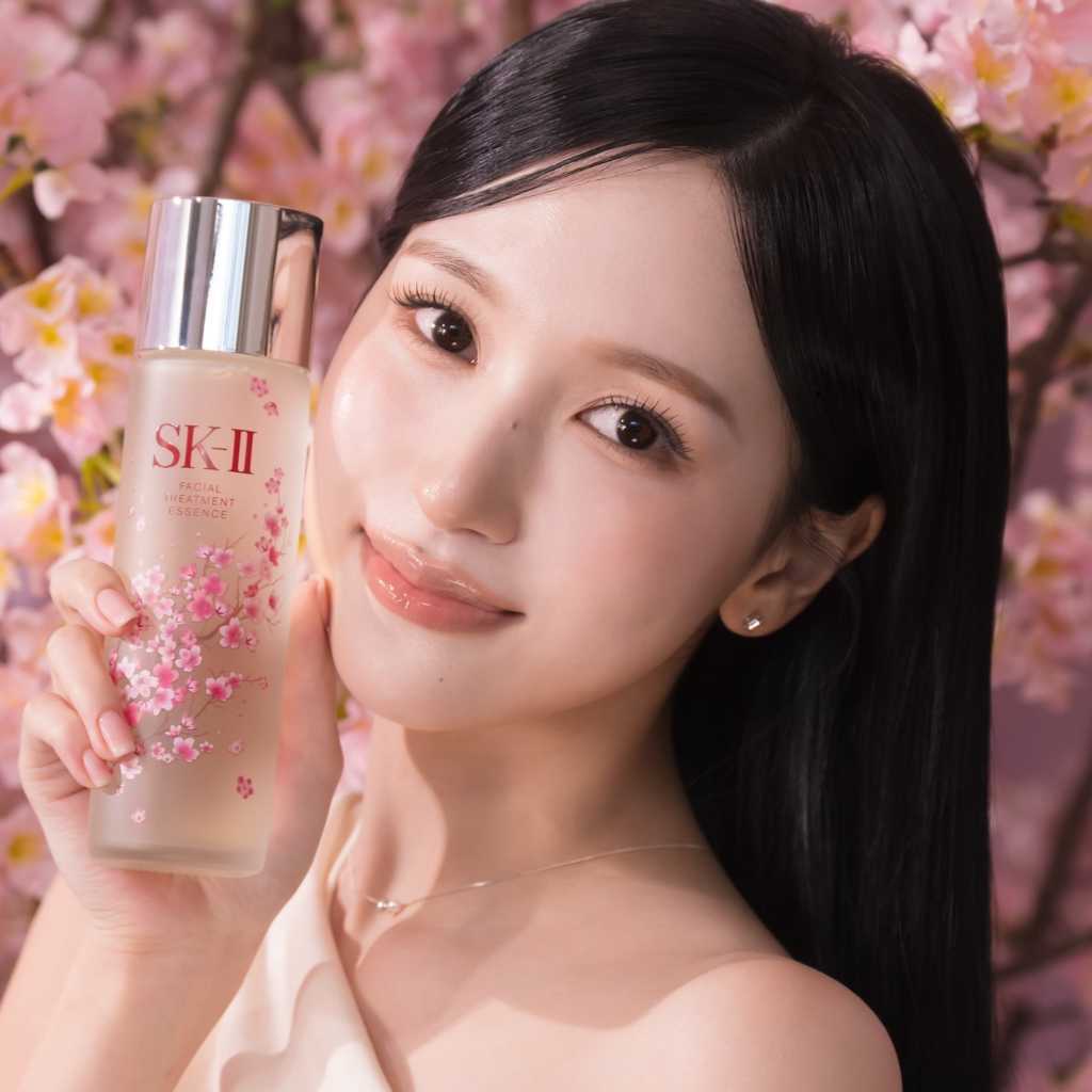 TWICE ミナ、一足早くお花見！？「SK-II」のスペシャルイベントに登場