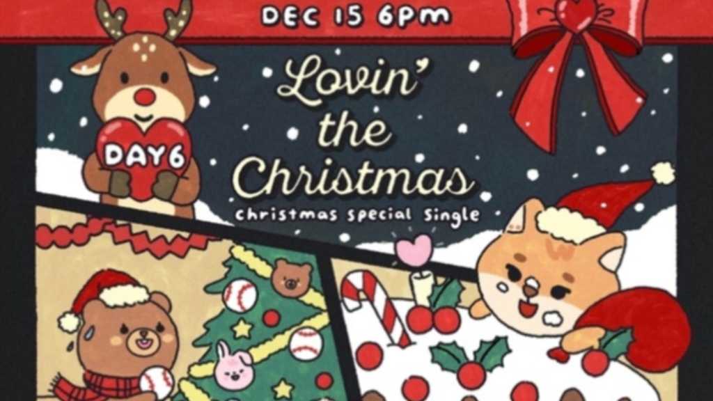 DAY6、デビュー後初のシーズンソング「Lovin' the Christmas」を12月15日にリリース！