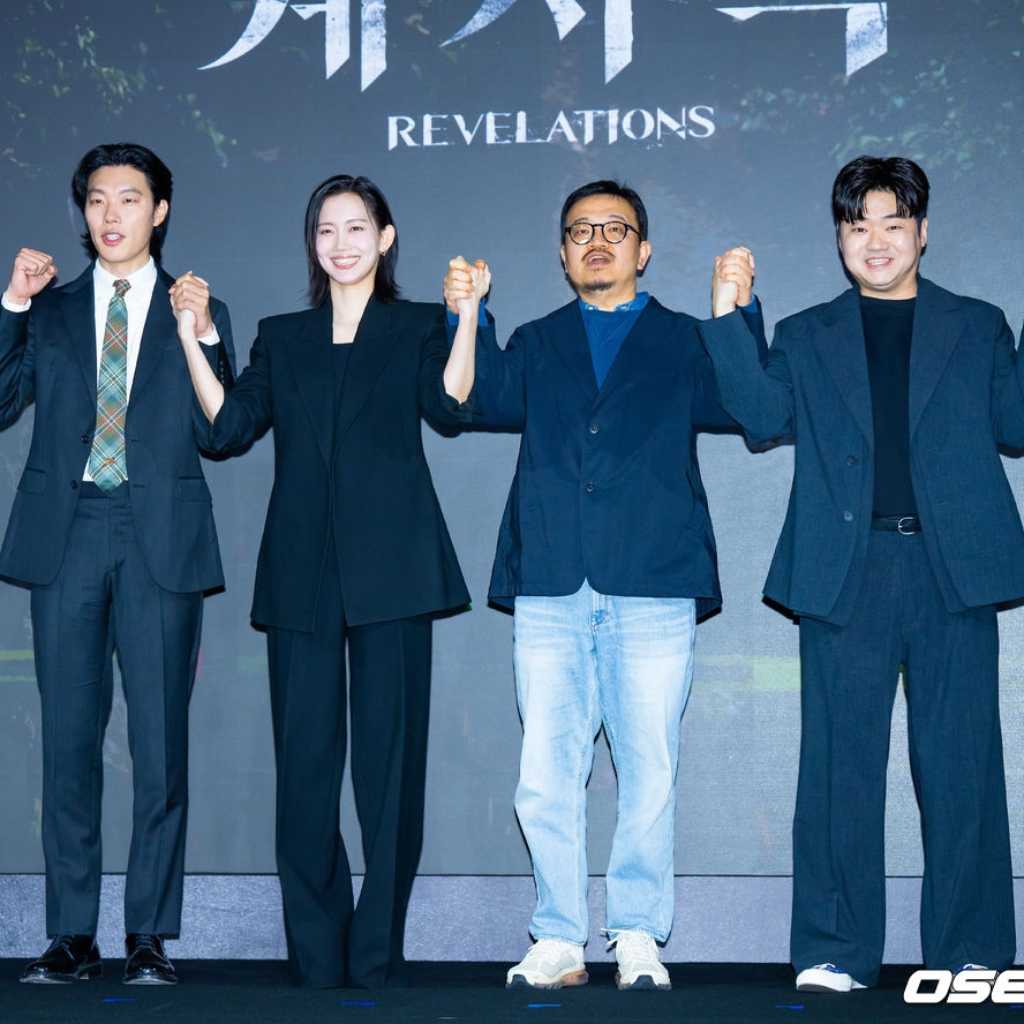 【PHOTO】リュ・ジュンヨル＆シン・ヒョンビンら、Netflix映画「啓示」制作報告会に出席