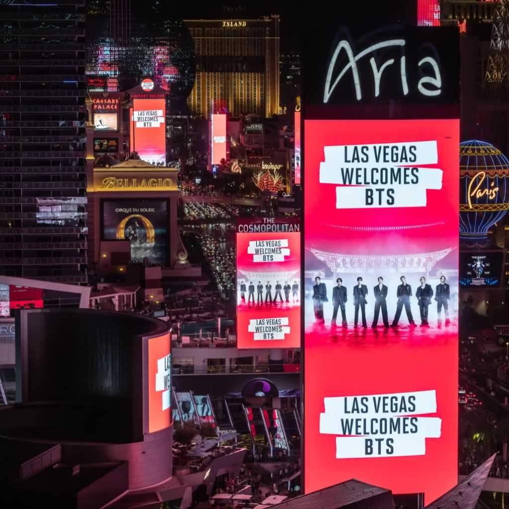 BTS、都市連携型キャンペーン「THE CITY LAS VEGAS」が大成功！