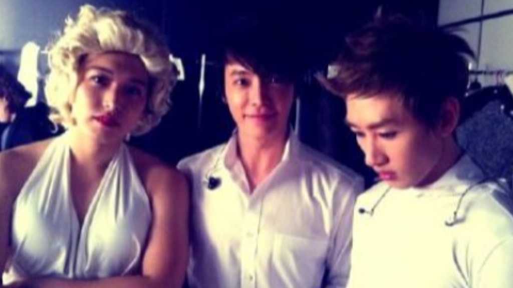 SUPER JUNIOR ソンミン、マリリン・モンローに変身！？