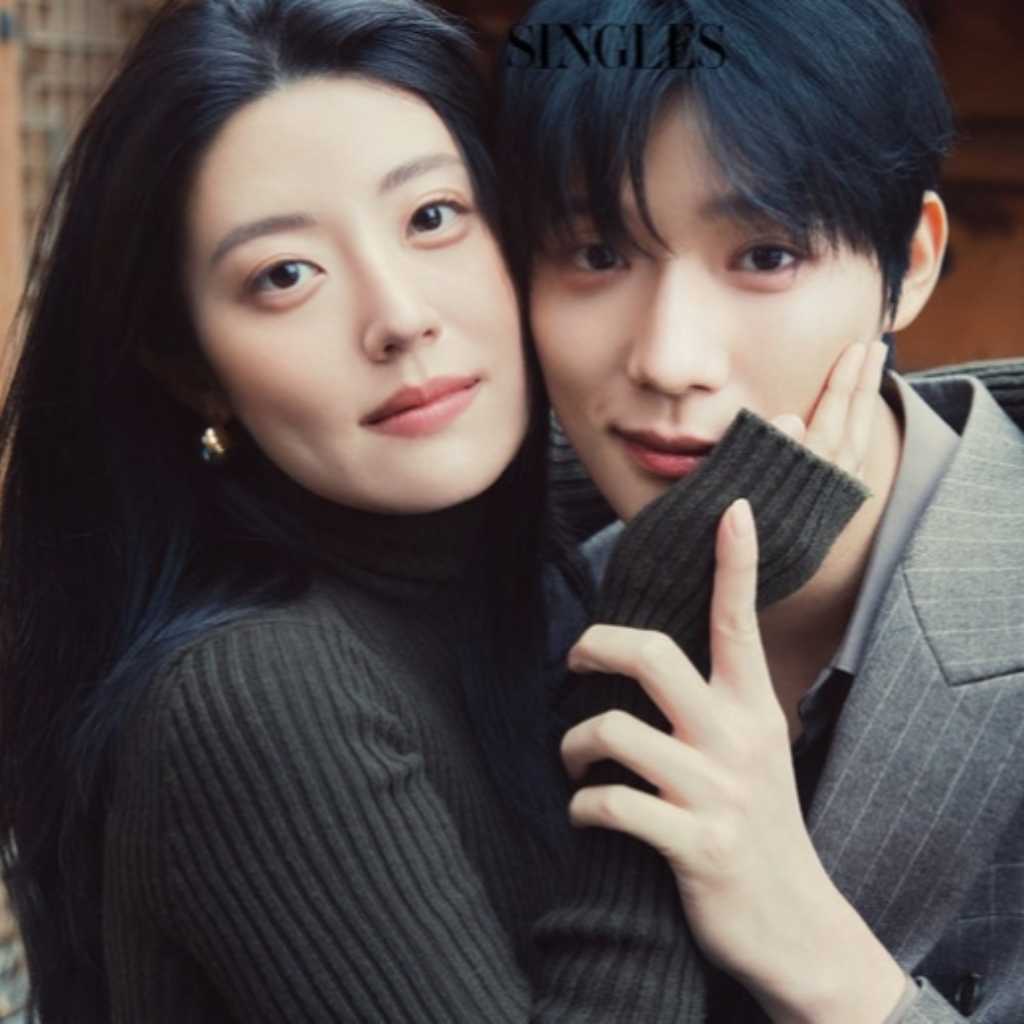 ナム・ジヒョン＆ムン・サンミン、頬を寄せ合う密着グラビアを公開！共演作への自信を語る