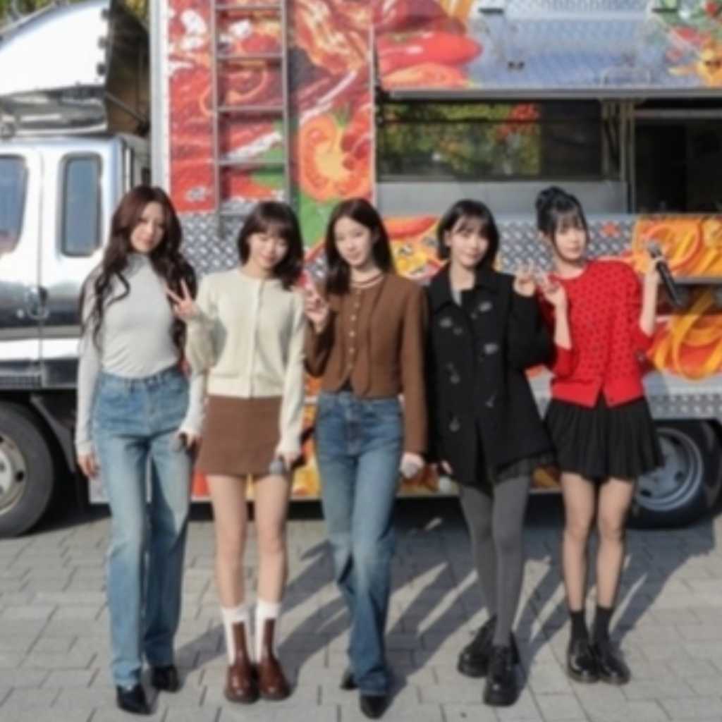 LE SSERAFIM、韓国の大学でスパゲッティをプレゼント!?悩み相談からダンス披露まで…サプライズイベントが話題