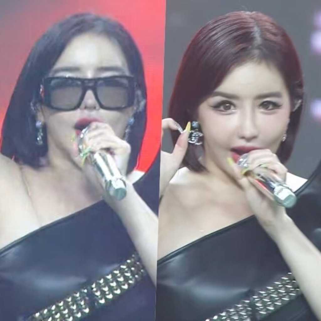 「WATERBOMB」を欠席も…2NE1のBOM、ハーフタイムショーに回復した姿で登場