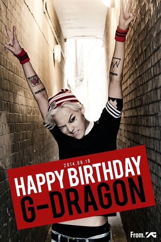 Bigbangのg Dragon やんちゃな表情でピース 誕生日をygからファンクラブまで皆が祝福 寄付リレーも Kstyle