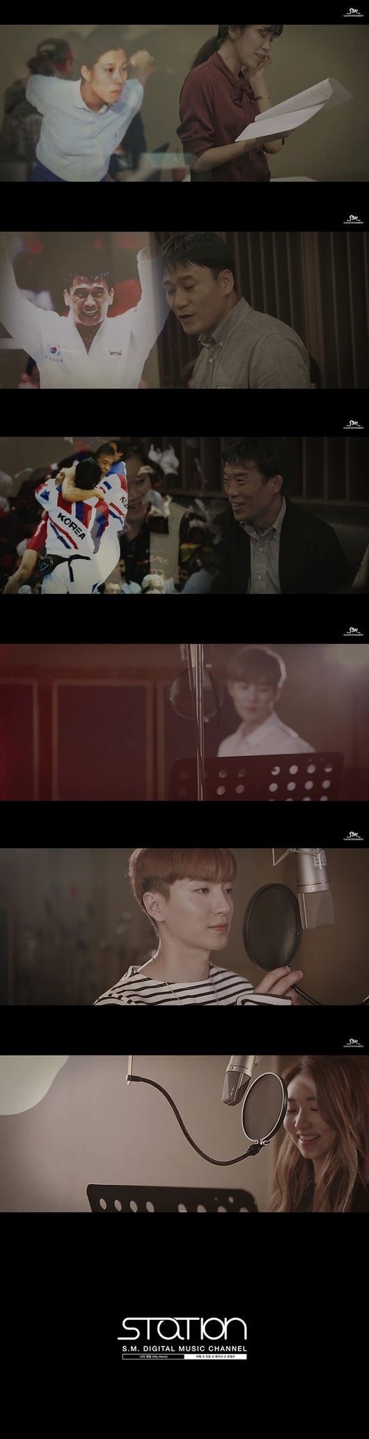Super Junior イトゥク Exo スホら オリンピックの応援歌を歌う 歴代の代表選手とコラボ Kstyle
