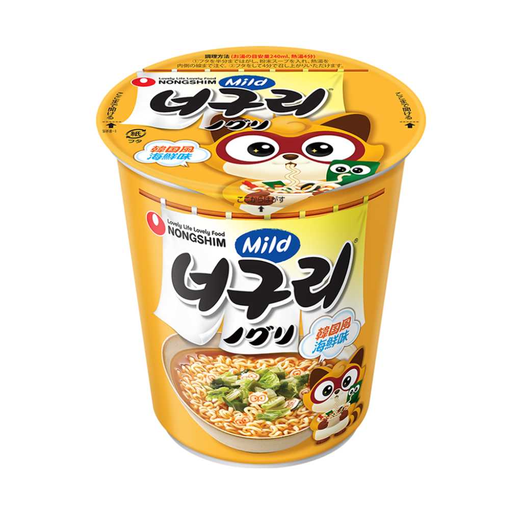 韓国の国民的ラーメン「ノグリ」から辛さ控えめ「マイルド」のカップタイプが登場！7月13日より発売