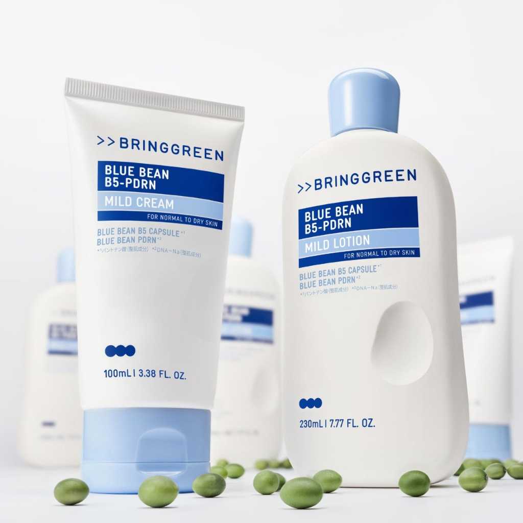韓国スキンケア「BRINGGREEN」青豆由来の保湿成分を配合！乳液＆クリームが11月1日より発売