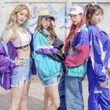EXID、新曲「明日しよう」MVビハインドカットを公開…ファンキー&レトロファッションで魅力アピール