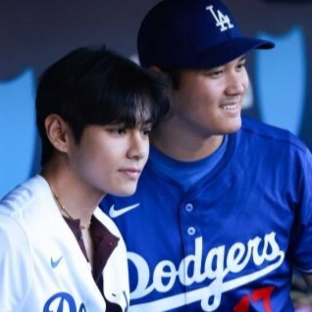 BTSのV、大谷翔平と対面＆ハグ！始球式では見事な投球を披露（動画あり）