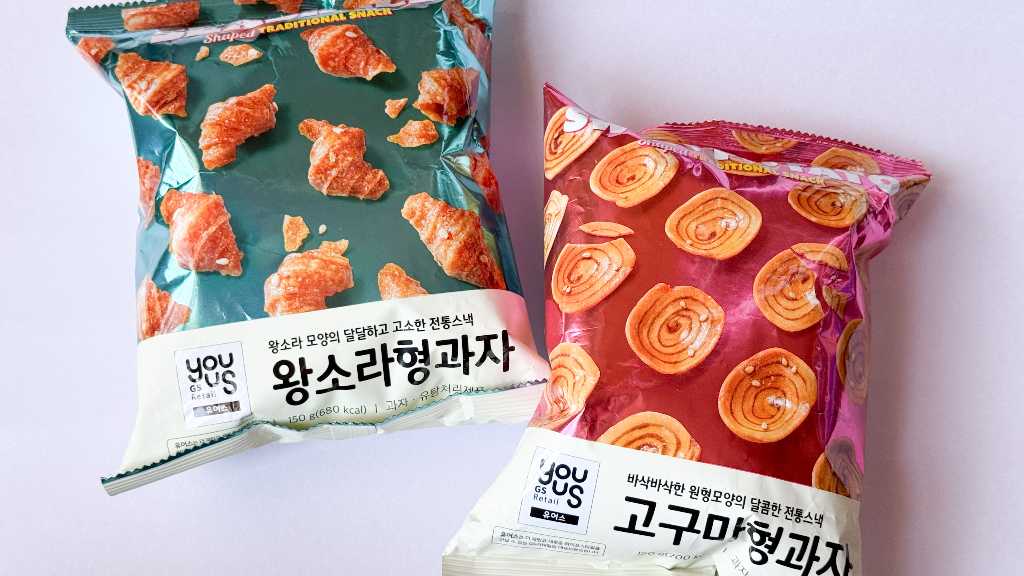 ドンキでひときわ目立つ韓国のお菓子 !GS25のレトロ可愛い「ワンソラスナック」&「サツマイモスナック」を実食レビュー