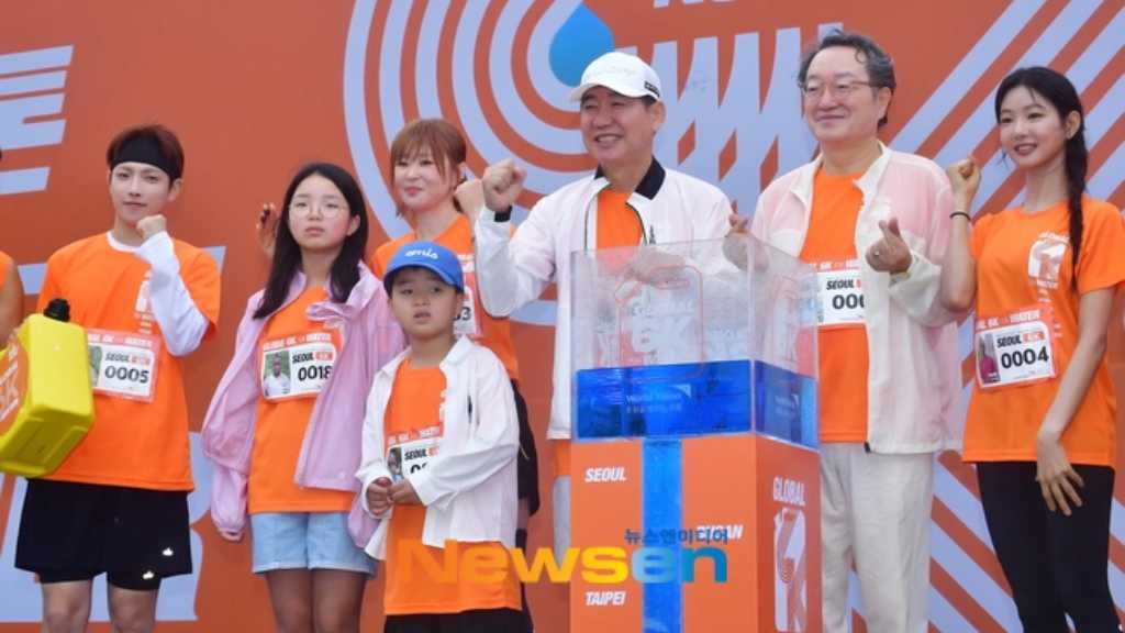 【PHOTO】ATEEZのHONGJOONG、イ・セヒら「GLOBAL 6K for WATER」に参加