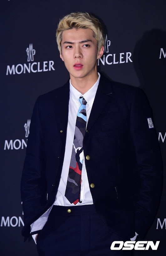 Photo Exo セフン Monclerのイベントに登場 男らしい眼差し Kstyle