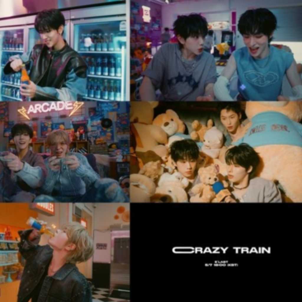 E'LAST、タイトル曲「CRAZY TRAIN」MV公開…ファンキーな魅力を披露