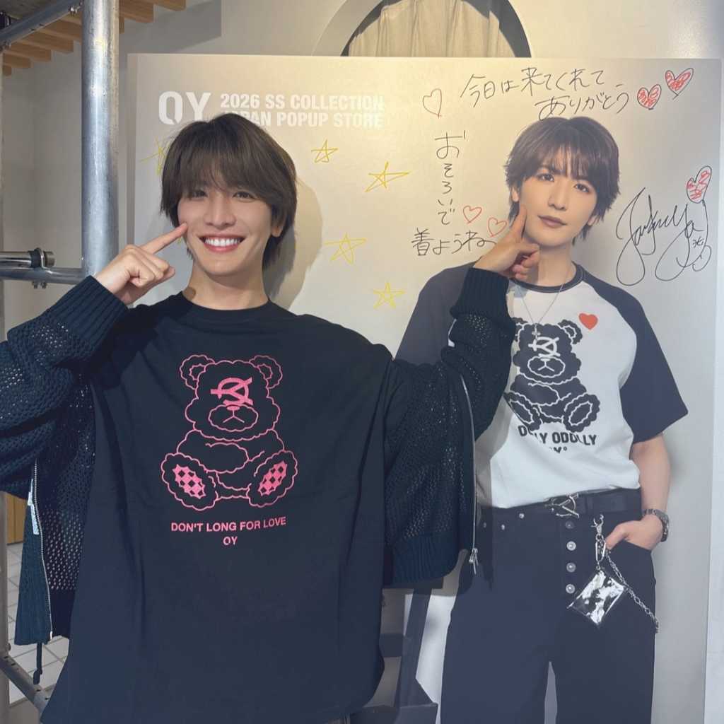 MATSURI 松岡卓弥、自身がモデルを務める韓国人気ブランド「OY」ポップアップストアを訪問