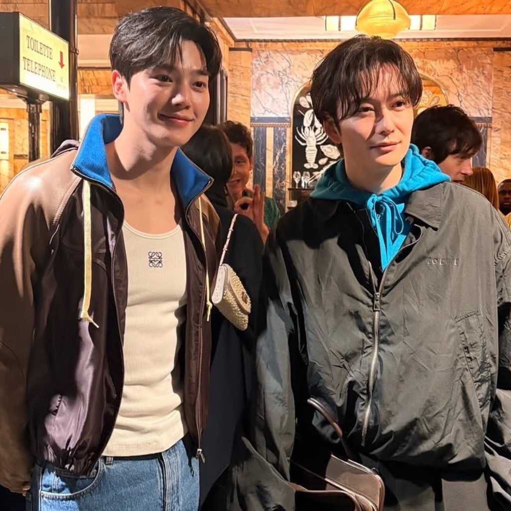 ソン・ガン、岡田将生とパリで対面!日韓イケメンのツーショットが話題に「素敵な出会い」