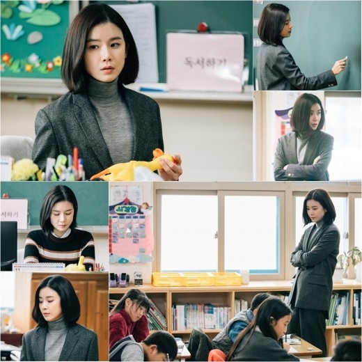 日本ドラマ Mother 韓国版 イ ボヨンのスチールカット第1弾を公開 冷たい表情の先生に変身 Kstyle