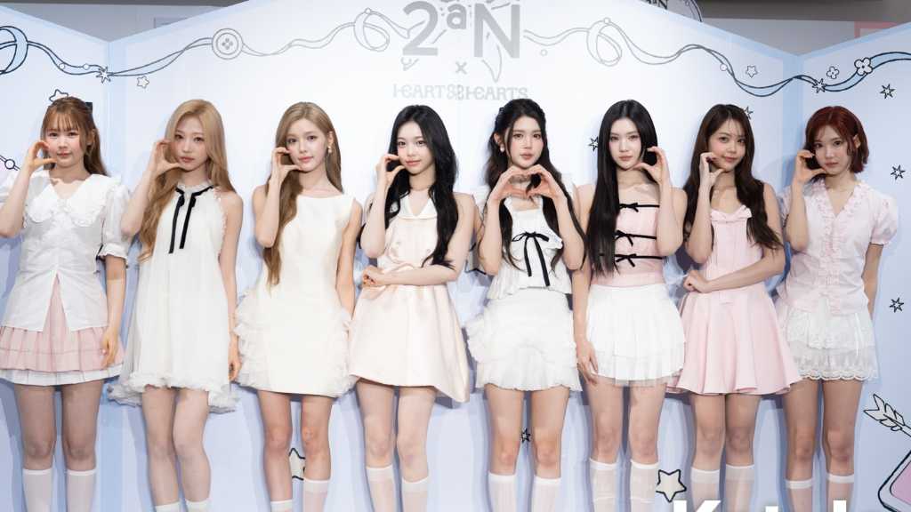 【REPORT】Hearts2Hearts、多幸感あふれる春メイクで原宿に降臨!リーダーのジウは流ちょうな日本語も(動画あり)