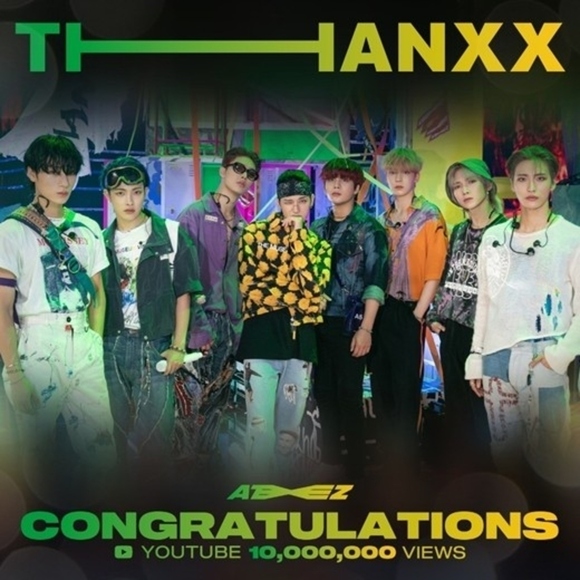 ATEEZ、新曲「THANXX」MVが再生回数1000万回を突破！自己最速記録を更新 - Kstyle