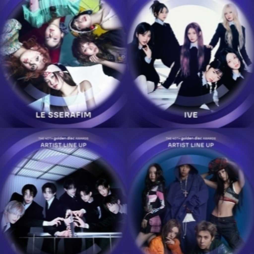 LE SSERAFIMからENHYPEN、IVEまで！「第40回 Golden Disc Awards」第1弾ラインナップを発表