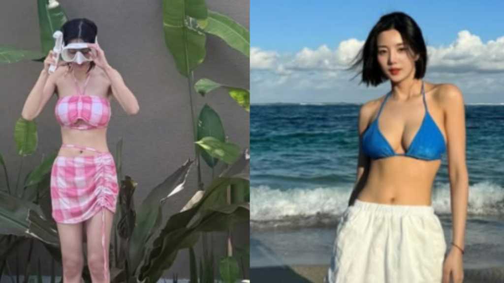 IZ*ONE出身クォン・ウンビ＆キム・ミンジュ、お揃いの水着姿も！リゾートを満喫
