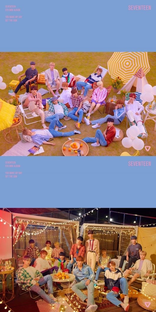 SEVENTEEN、5thミニアルバム「YOU MAKE MY DAY」カムバックフォトを