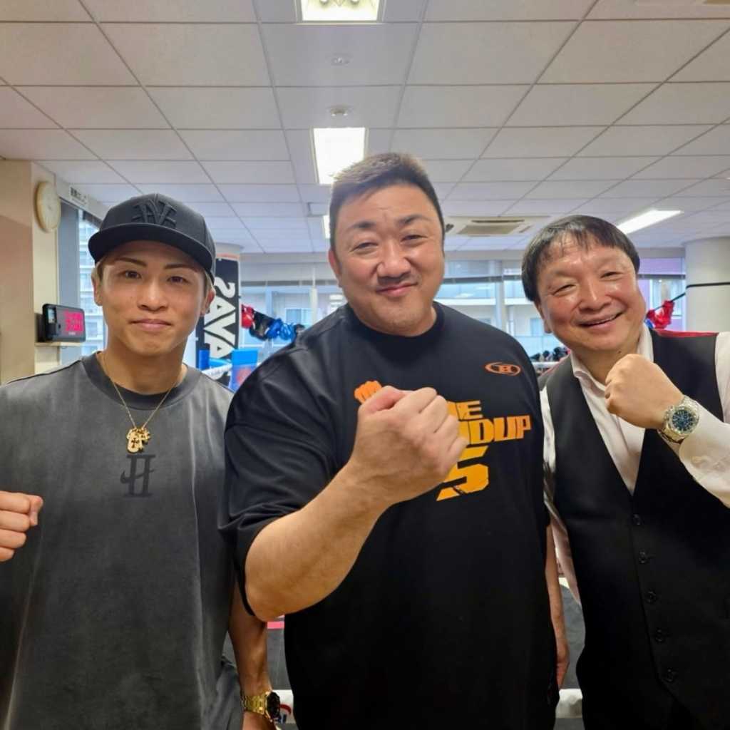 マ・ドンソク、井上尚弥＆大橋秀行会長との3ショット公開！意外な交流に反響