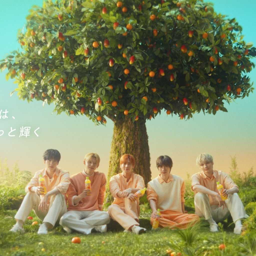 TXT「サントリー天然水 きりっと果実」新Web CMに登場!日本オリジナル最新曲を初公開(動画あり)
