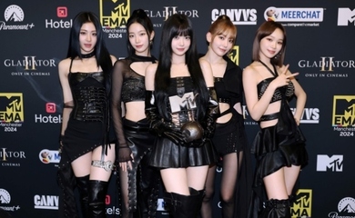 LE SSERAFIM、K-POP女性グループ初！「2024 MTV EMA」で「Best Push」を受賞