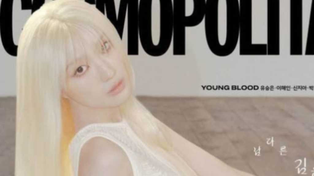 キム・ヘユン、ブロンドヘアに大胆イメチェン！女神のようなビジュアルに視線釘付け