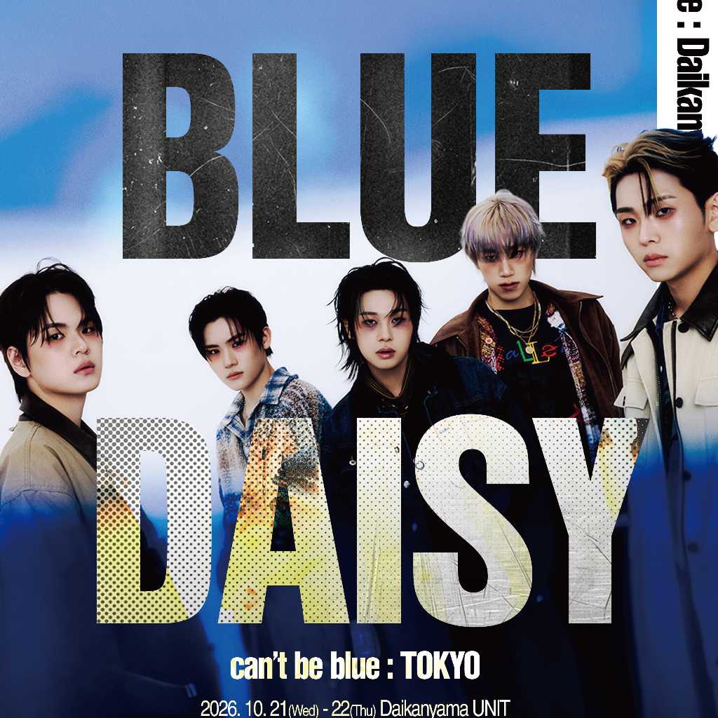 “韓国発5人組バンド”can't be blue、10月に初の来日単独公演が決定！