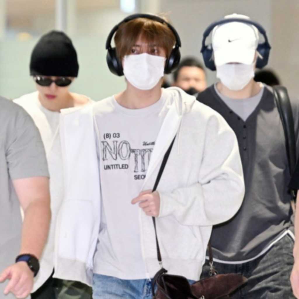 【PHOTO】TOMORROW X TOGETHER ヨンジュン&テヒョン&ヒュニンカイ、日本公演を終えて韓国に到着