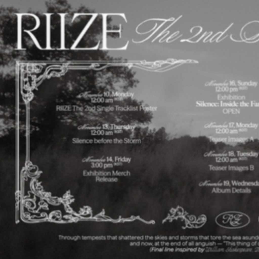 RIIZE、2ndシングル「Fame」タイムラインを公開!多彩なイベント&コンテンツを予告