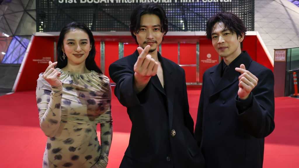 山﨑賢人＆松下洸平＆武井咲「第31回釜山国際映画祭」ワールドプレミアに登壇！3人の韓国語に現地ファン歓喜