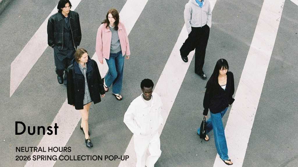 韓国ファッションブランド「Dunst」が日本初上陸!渋谷でポップアップを2月6日より開催