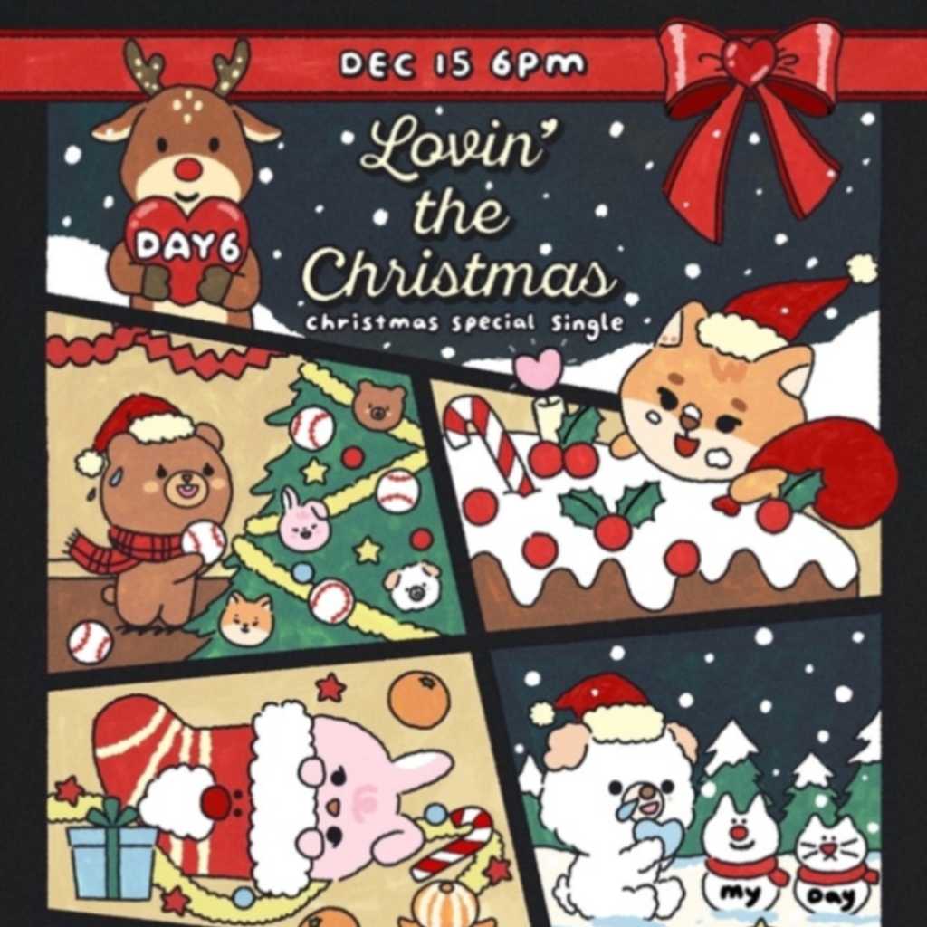 DAY6、デビュー後初のシーズンソング「Lovin' the Christmas」を12月15日にリリース！
