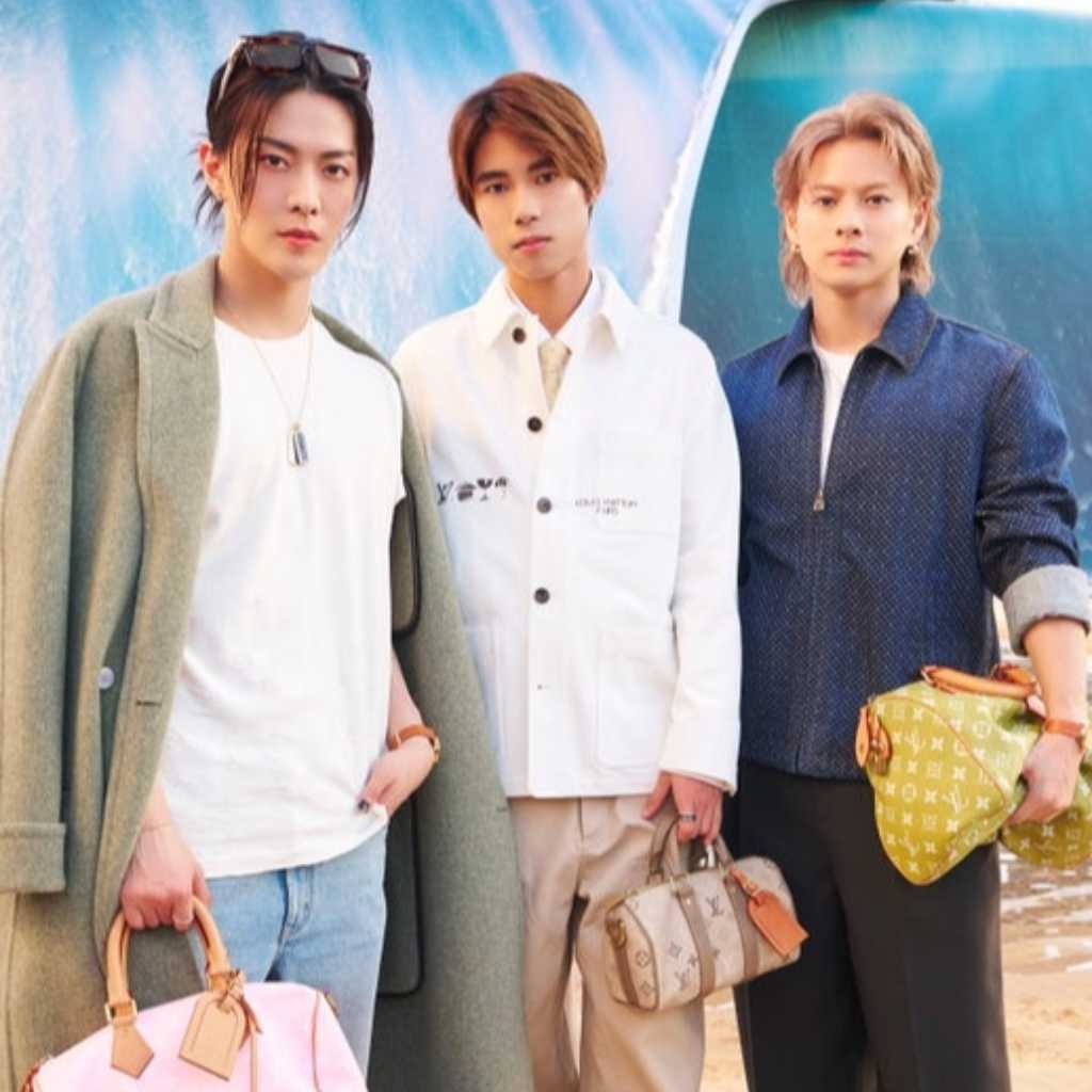 NCT ユウタ＆平野紫耀＆堀米雄斗が対面！「ルイ・ヴィトン」ファッションショーでの豪華ショットが話題