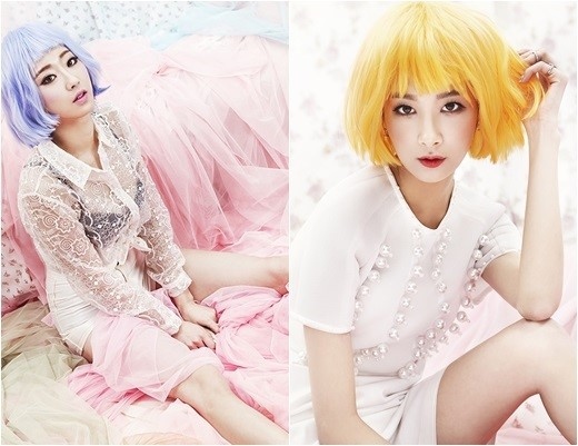 Nine Muses カラフルなヘアスタイルに変身 セクシーで幻想的な Drama 予告イメージ公開 Kstyle