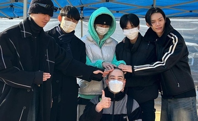 元TO1のJ․YOU、昨年12月に入隊…メンバーとの記念ショットと共に報告