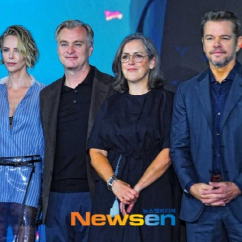 【PHOTO】マット・デイモン&シャーリーズ・セロンら、映画「オデュッセイア」韓国訪問記者懇談会に出席