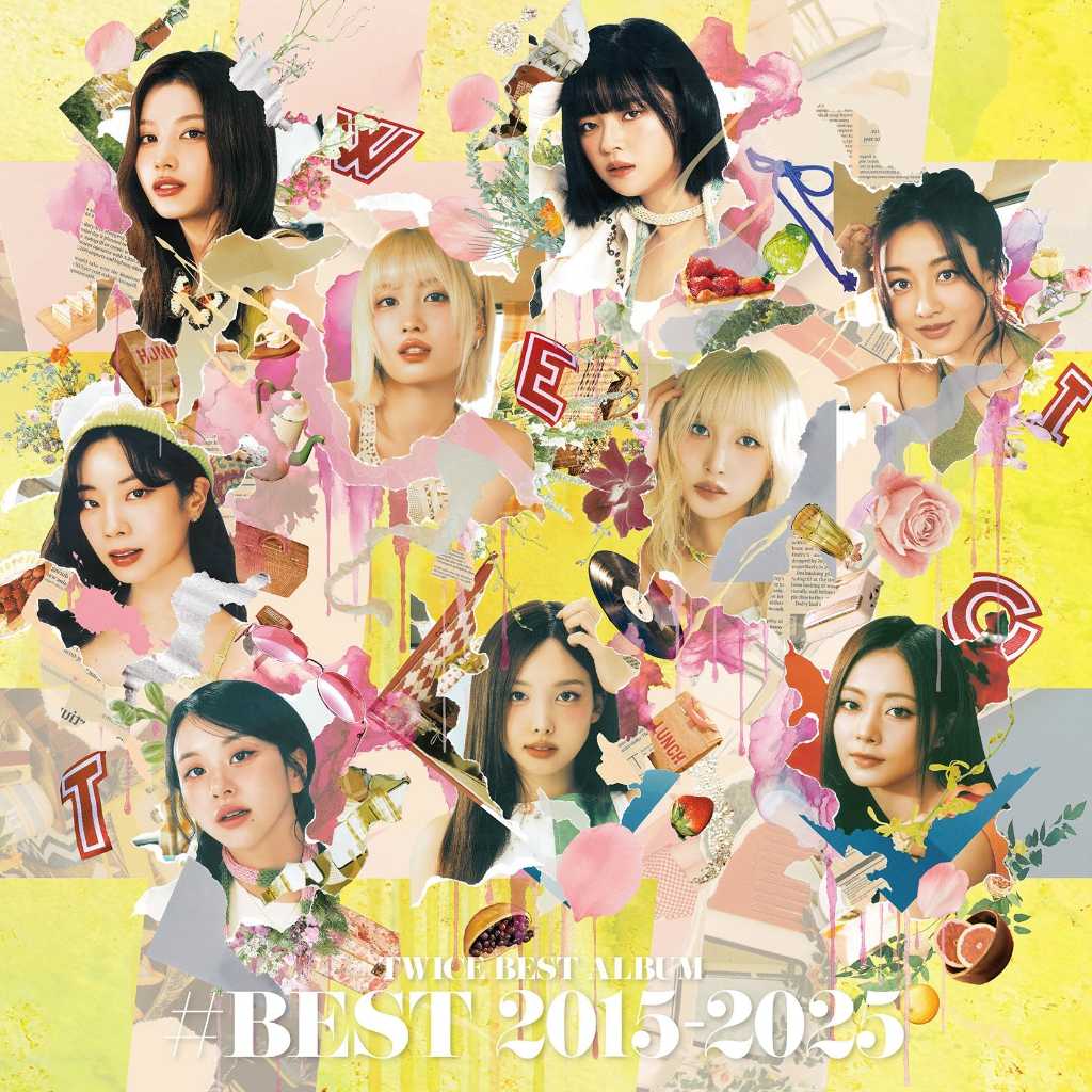 TWICE、ベストアルバム「#BEST 2015-2025」を8月26日に発売決定!予告映像も解禁