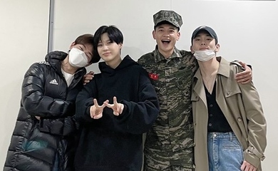 除隊 Shinee ミンホ 軍服姿ですぐに駆けつけ テミン応援のためメンバー集合 再会が話題 トレンド入りも Kstyle