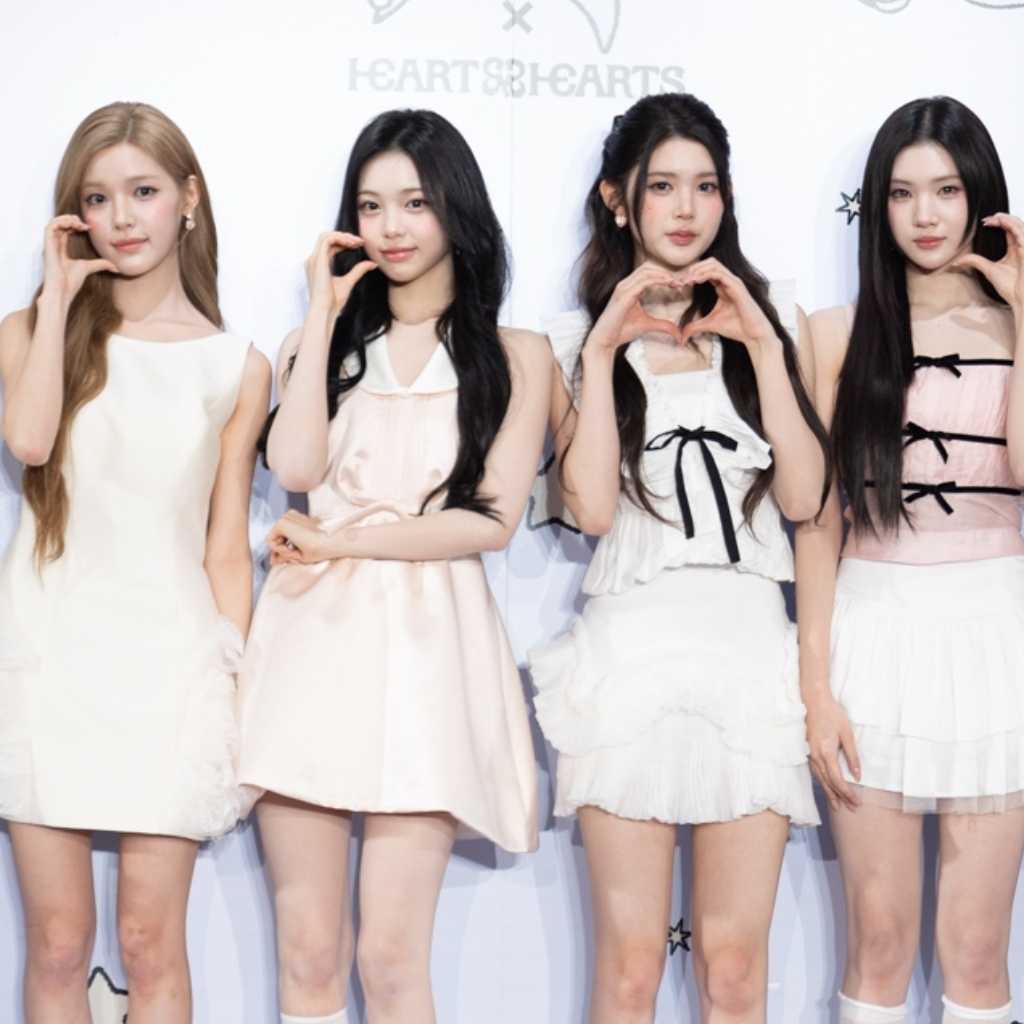 【REPORT】Hearts2Hearts、多幸感あふれる春メイクで原宿に降臨!リーダーのジウは流ちょうな日本語も(動画あり)