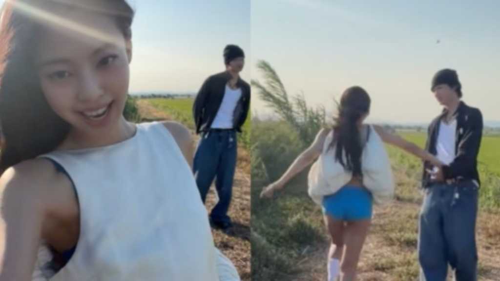 BLACKPINK ジェニー、謎の男性の正体が明らかに！手をつないで甘い雰囲気…新曲「Less than a Lover」MV予告映像を公開