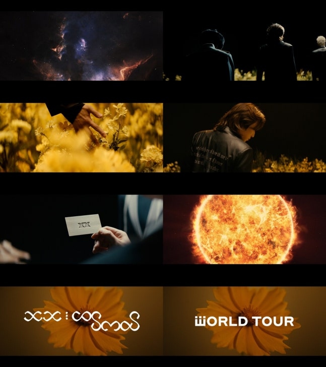 BIGBANG公开世界巡演开幕的预告片 黄色的波斯菊吸引眼球